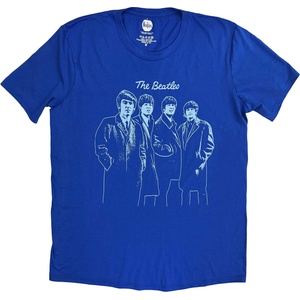 The Beatles Band Outline Blue XL Риза (BEATTEE751MBL04)