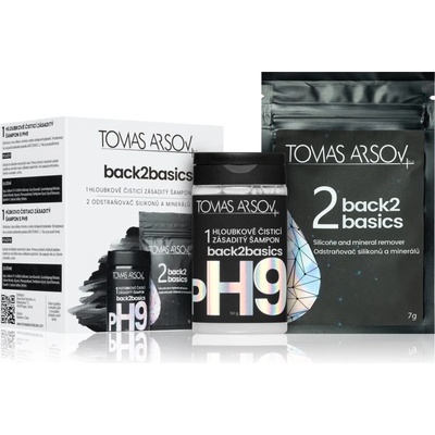Tomas Arsov BACK2BASICS hĺbkovo čistiaci šampón pre všetky typy vlasov 50 g + vlasová starostlivosť pre hĺbkové čistenie 7 g