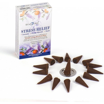 Stamford premium vonné kužely Stress Relief Úleva od stresu 15 ks – Zboží Dáma Stamford premium vonné kužely Stress Relief Úleva od stresu 15 ks – Zboží Dáma