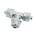 Adler Разклонител за въздух главина тип T 8x6 mm (0195.20)