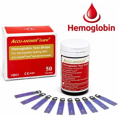 Accu-Answer Testovací proužky na hemoglobin 50 ks