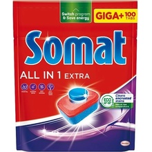 Somat All in 1 Extra tablety do umývačky riadu 100 ks 1660 g