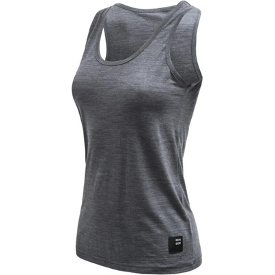 SENSOR MERINO LITE dámské triko bez rukávu anthracite gray S Velikost: M