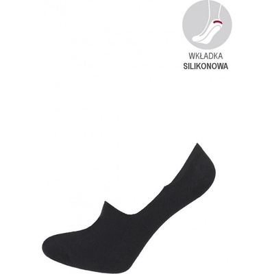 Fiore ponožky C 1006 Footies 04 bambus Čierna