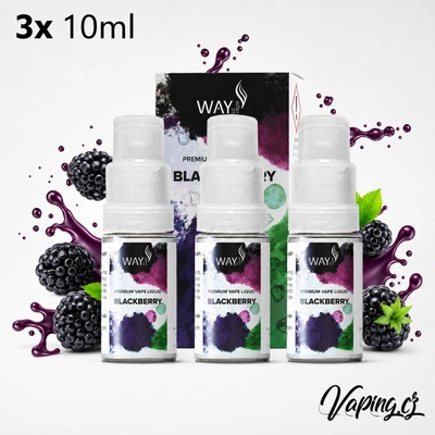 Way to Vape Blackberry 3 x 10 ml 0mg