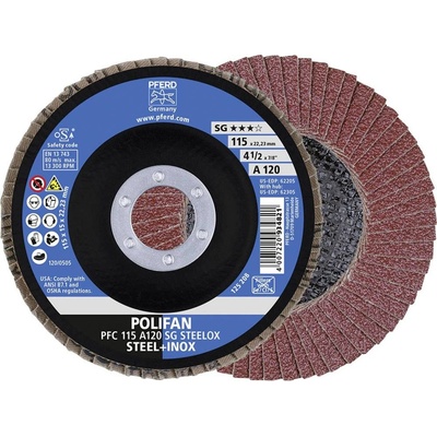 Pferd Vejárovitý brúsny kotúč 115 x 22.23 mm 67749115 10 ks