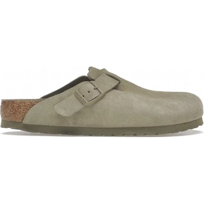 Birkenstock Boston Soft Footbed Suede Faded Khaki