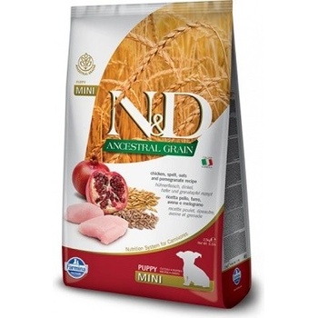 N&D Ancestral Grain Low Grain Chicken & Pomegranate Puppy Mini 2,5 kg