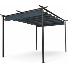 Blumfeldt Pantheon Robust Pergola, 3x4 m práškovo lakovaná oceľ odolná voči poveternostným vplyvom (GDI17-PRobust-3x4DG)