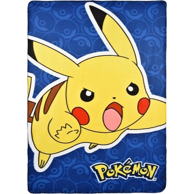 SunCity Fleecová deka Pokémon Pikachu