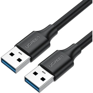 UGREEN Кабел Ugreen 10369, от USB A(м) към USB A(м), 0.5m, черен (10369)