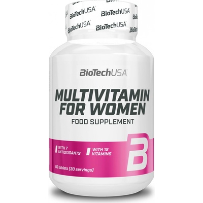 BioTech USA Multivitamín pre ženy 60 tabliet