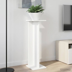 vidaXL Стойка за растения 2 бр. Бяло 25 x 25, 5 x 80, 5 см (899643)