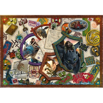 Trefl - Puzzle How To Train Your Dragon - 1 000 piese