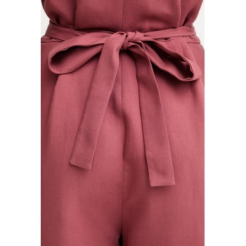 Image 1 of Weekend Max Mara гащеризон с прехлупване дамски от лен OBLATO (2615241012600)