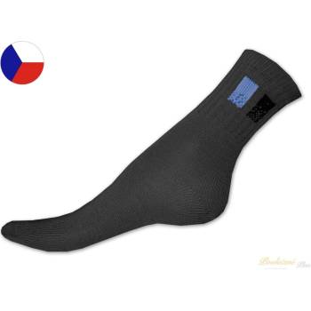 Nepon Dětské sportovní ponožky tmavě šedý vzor