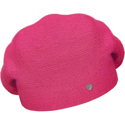 Rabionek dámský vlněný pletený baret Manon Dark Red