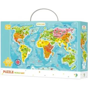 Image 1 of dodo - Образователен пъзел - Карта на света (300123_1)