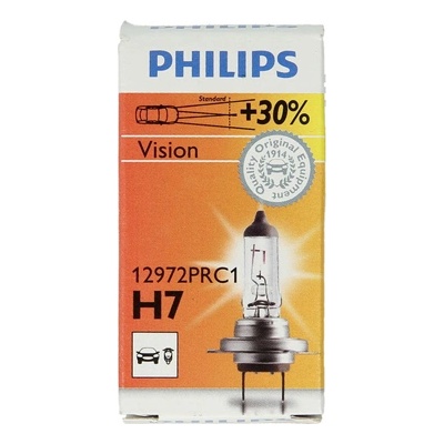 Philips Крушка, фар philips h7, 12v, 55w, 3200 К, 1 бр