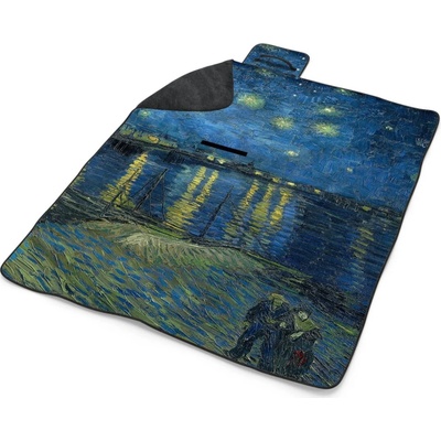 Sablio Plážová deka Hviezdna noc nad Rhônou Vincent van Gogh