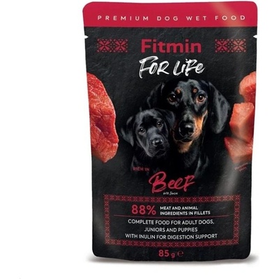 Fitmin For Life Пакетче с инулин говеждо 85 г