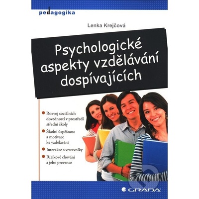 Psychologické aspekty vzdělávání dospívajících - Lenka Krejčová
