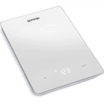 Gorenje KT10LBW Бяла кухненска везна за плот, правоъгълна (3838782552151)