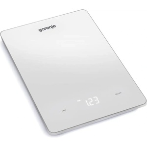 Gorenje KT10LBW Бяла кухненска везна за плот, правоъгълна (739429)