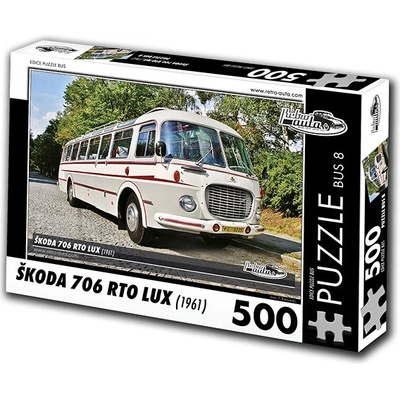 RETRO-AUTA© BUS 8 ŠKODA 706 RTO LUX 1961 500 dílků