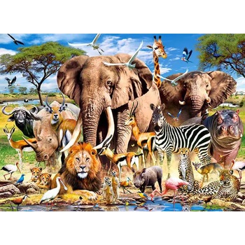 Image 1 of Castorland - Puzzle Savanna Animals 200 pieces - 200 piese