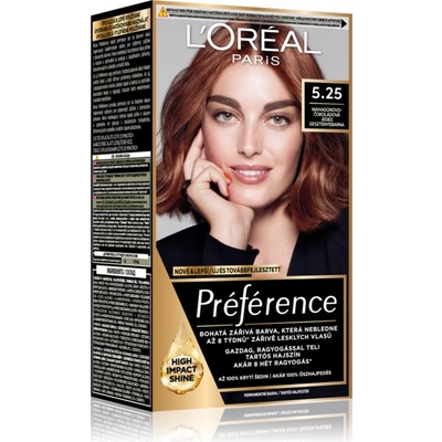 L'Oréal Préférence боя за коса цвят 5.25 Icy Brown