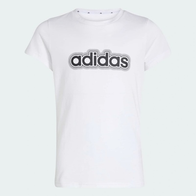 adidas dievčenské tričko biele