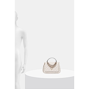 GUESS чанта crossbody дамска от имитация на кожа GIULLY (HWQG96.73190) - answear - 160,36 лв