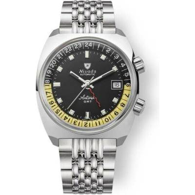 Nivada Grenchen Antarctic Black Beads of Rice