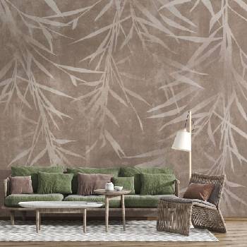 Image 1 of Decono Фототапет Падащи Листа в Кафяво