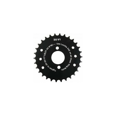 Sram Chain Ring Luftalarm 30T Alum 6.35mm Blast Black W/CNC