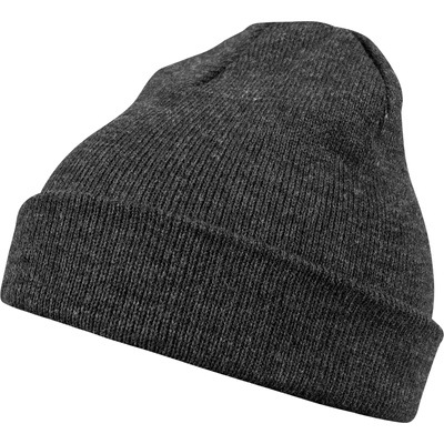 Masterdis Бийни шапка в тъмносив цвят MSTRDS Beanie Basic Flap h. charcoal UB-10248-00635 - Тъмносив, размер one size