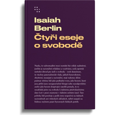 Čtyři eseje o svobodě - Isaiah Berlin