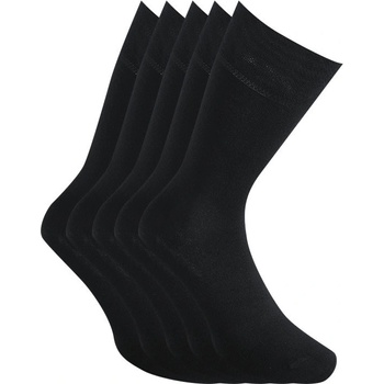 Styx 5Pack ponožky vysoké bambusové HB96060606060 čierne