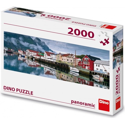 Dino Rybářská vesnička panoramic 2000 dílků