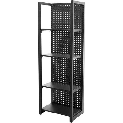 AHProfi Kovový regál s děrovanou deskou, 680 x 458 x 2000 mm - TJA680