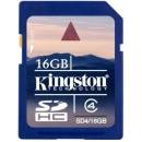 Kingston SDHC 16 GB Class 4 SD4/16GB
