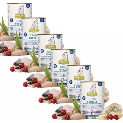 Isegrim Dog Adult Trout with Parsnip Cranberries & Wild Herbs 6 x 800 g
