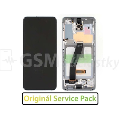 LCD Displej + Dotykové sklo + Rám Samsung G980F, G981B Galaxy S20 - originál