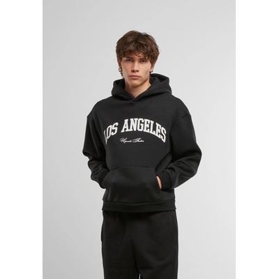 Mister Tee L. A. College Fluffy Hoody black XXLUB-MT3630-00007 - Бял, размер 5XL
