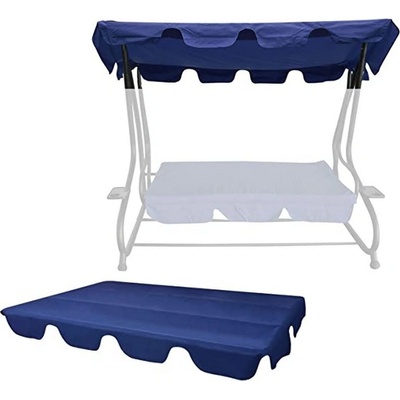 Haushalt- International HI-62651 Strešná plachta na hojdačku 193x151 cm modrá