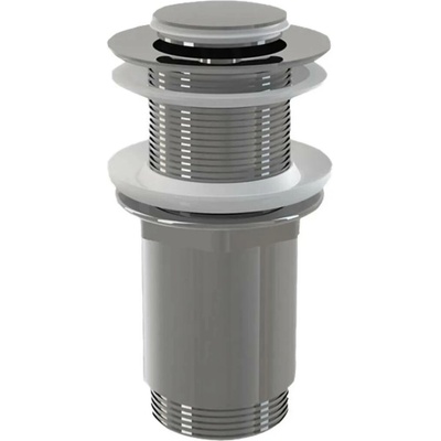 Alcaplast - A394 - Výpust umyvadlová CLICK/CLACK G 5/4" bez přepadu, malá zátka, kov, chrom-lesk – Hledejceny.cz