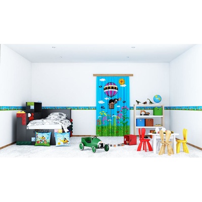 AG Design WBD--8091 samolepící bordura Krtek v letadle, rozměry 5m x 0,10m – Zboží Dáma
