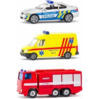 Siku Set áut polícia hasiči ambulancia česká verzia