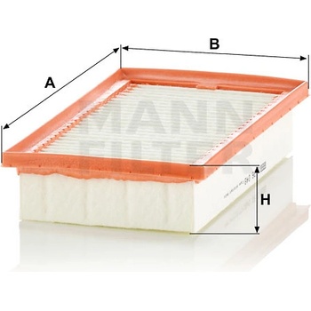 MANN FILTER Vzduchový filter C 26 048
